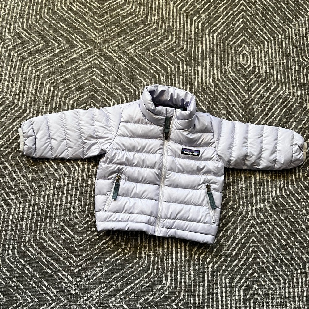Patagonia Light Purple Puffer Jacket
